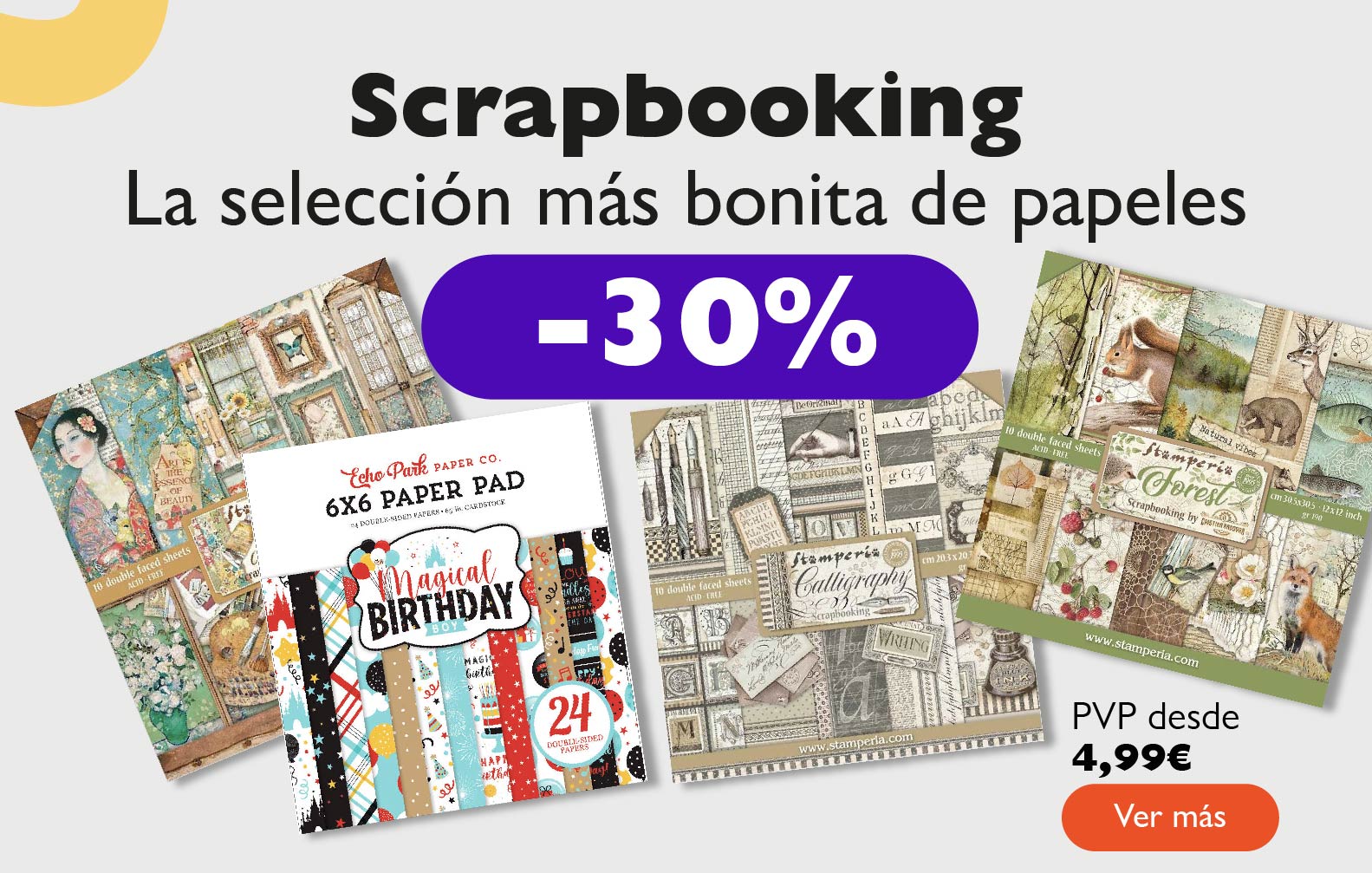 Scrapbooking, la selección más bonita de papeles