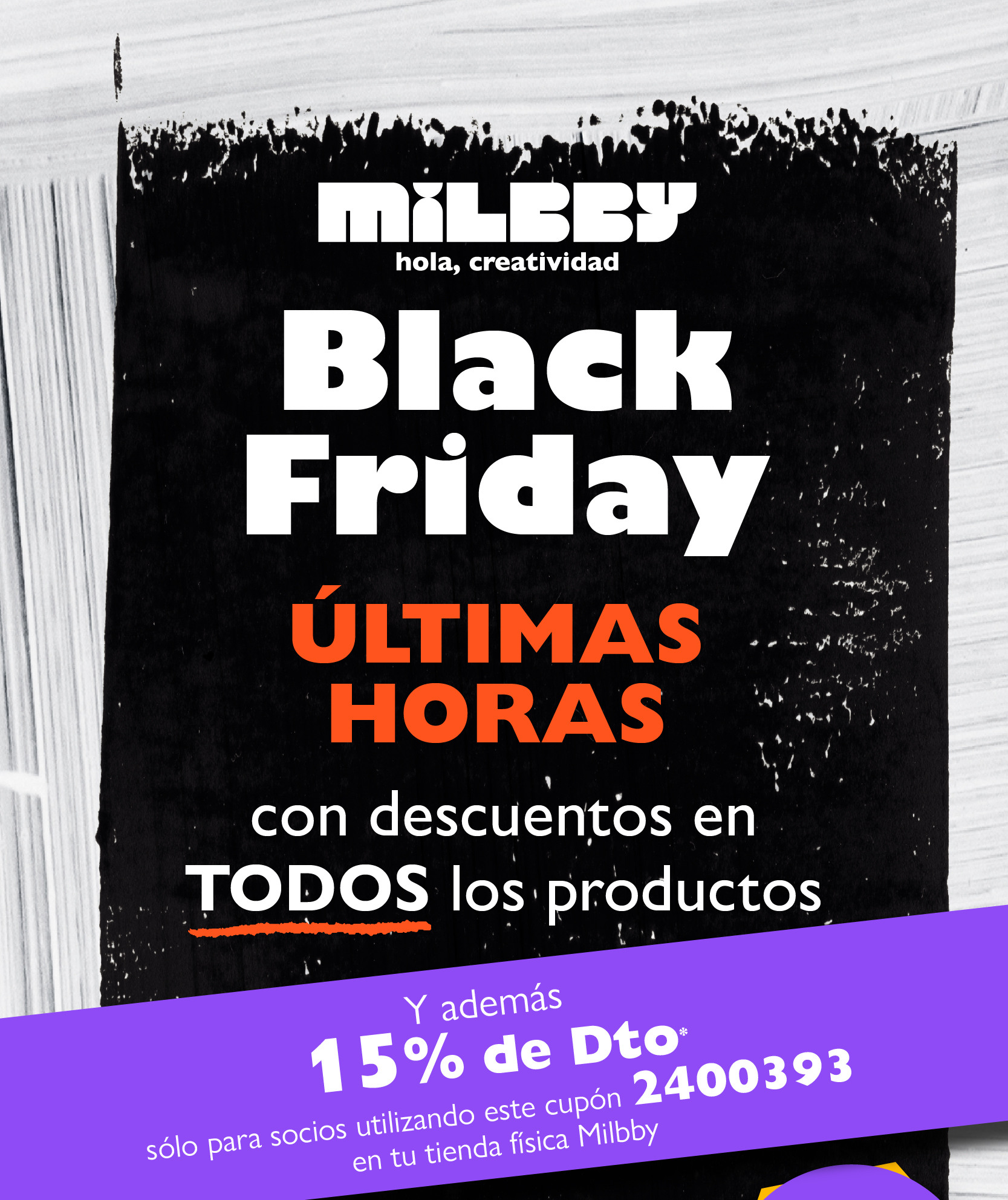 Black friday Últimas Horas con descuentos en TODOS los productos