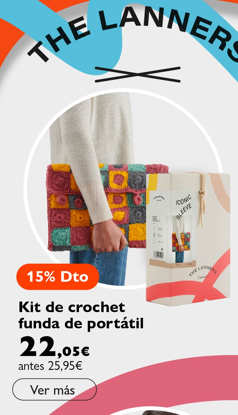 Kit crochet funda de portatil