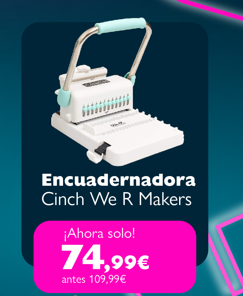 Encuadernadora Cinch We R Makers solo 74,99€