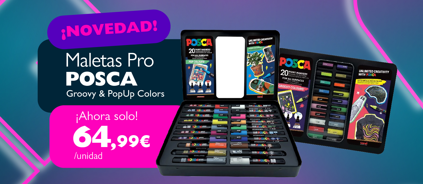 Maletas pro POSCA Groovy ahora solo 64,99€