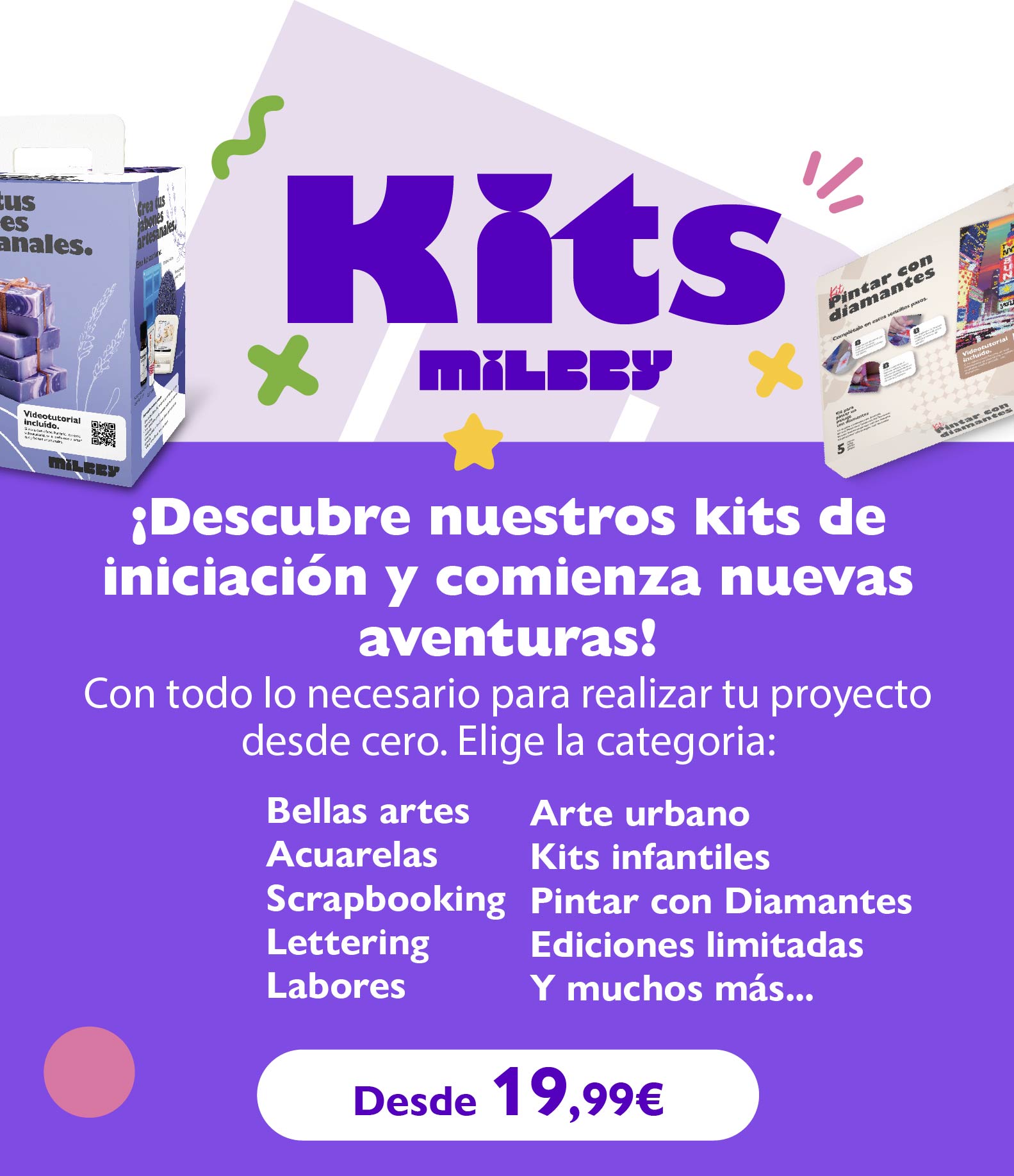 Descubre nuestros kits de iniciación y comienza nuevas aventuras