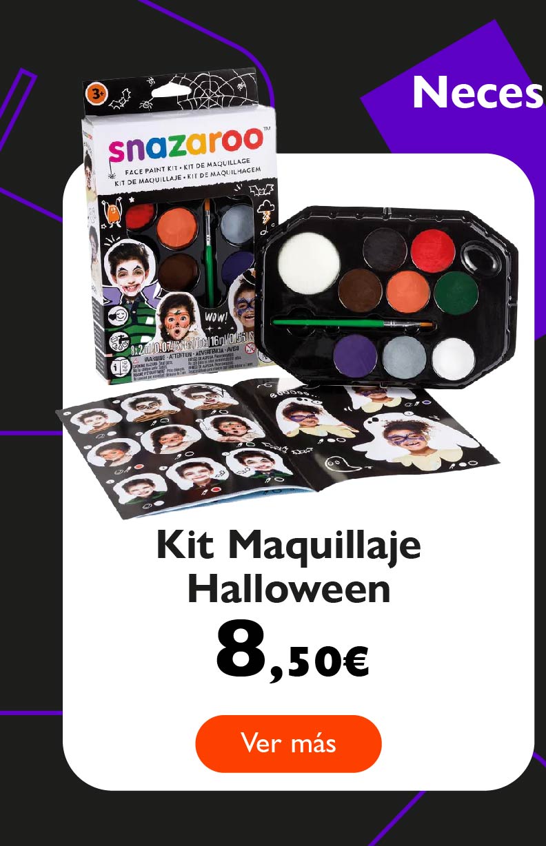 Kit Maquillaje Halloween 8,50€