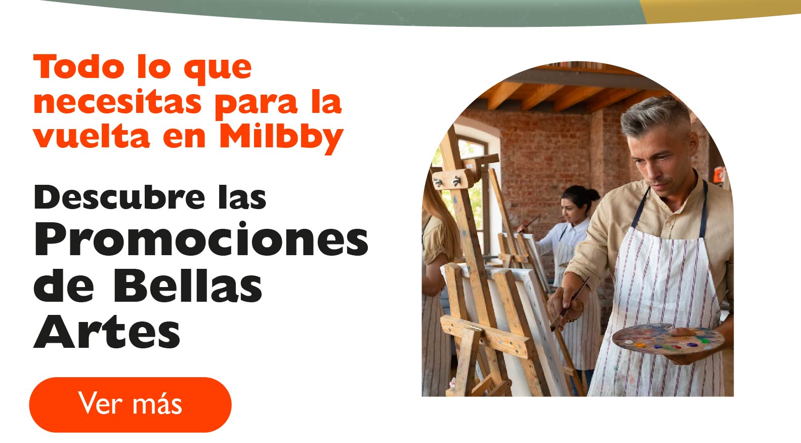 Todo lo que necesitas para la vuelta en Milbby. Descubre las promociones de bellas artes