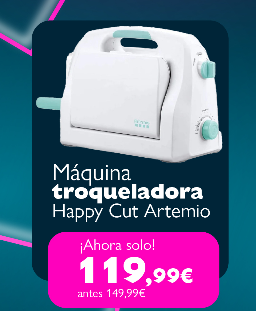 Máquina troqueladora Happy Cut Artemio 119,99€