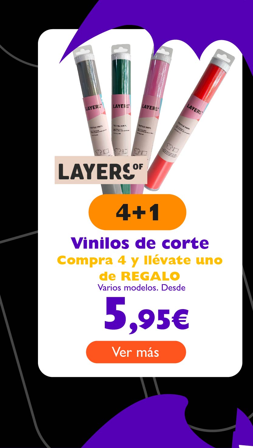 Vinilos de corte Layers of, compra 4 y llévate uno de REGALO