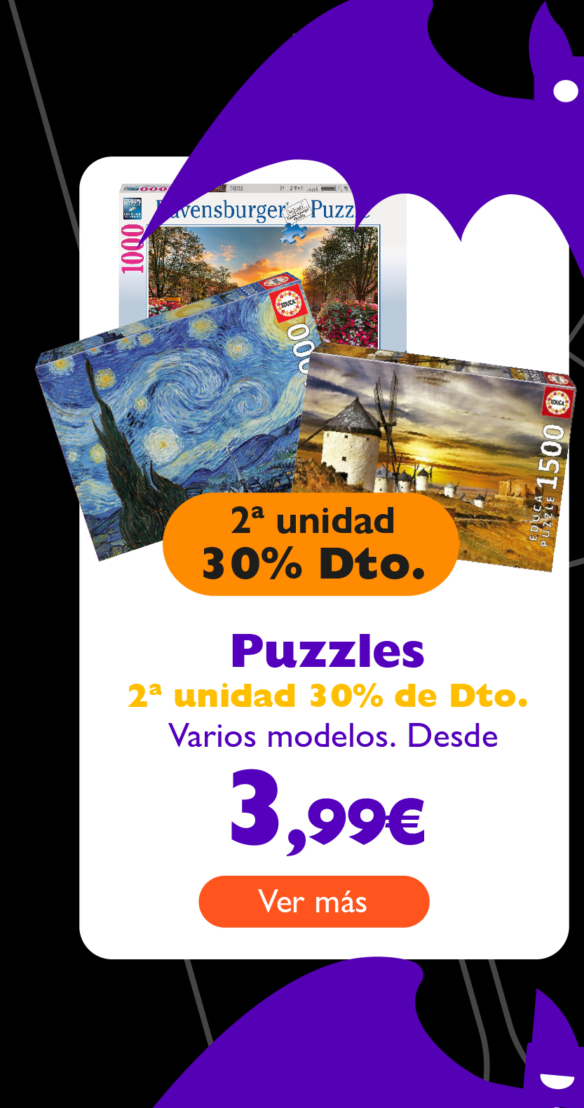 Puzzles, 2º unidad 30% de descuento