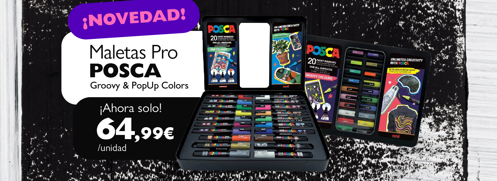 Maletas Pro POSCA 64,99€