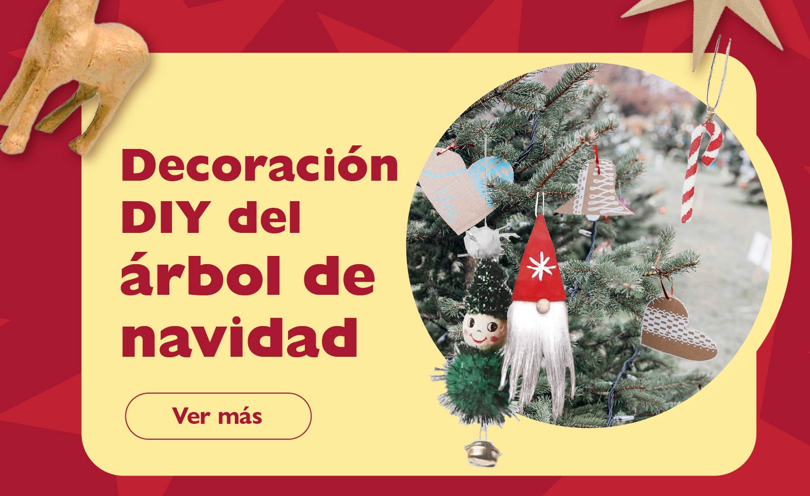 Decoración DIY del árbol de navidad