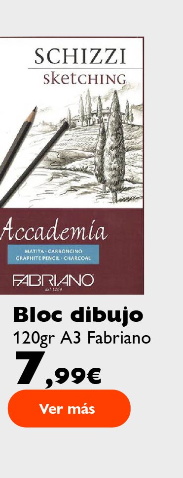 Bloc dibujo fabriano 7,99€