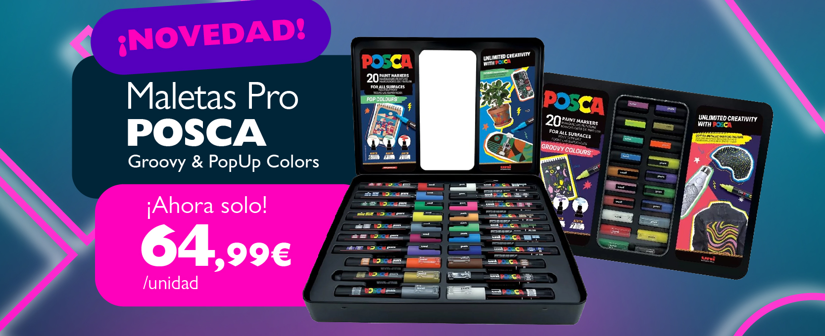 ¡Novedad! Maletas Pro POSCA por solo 64,99€